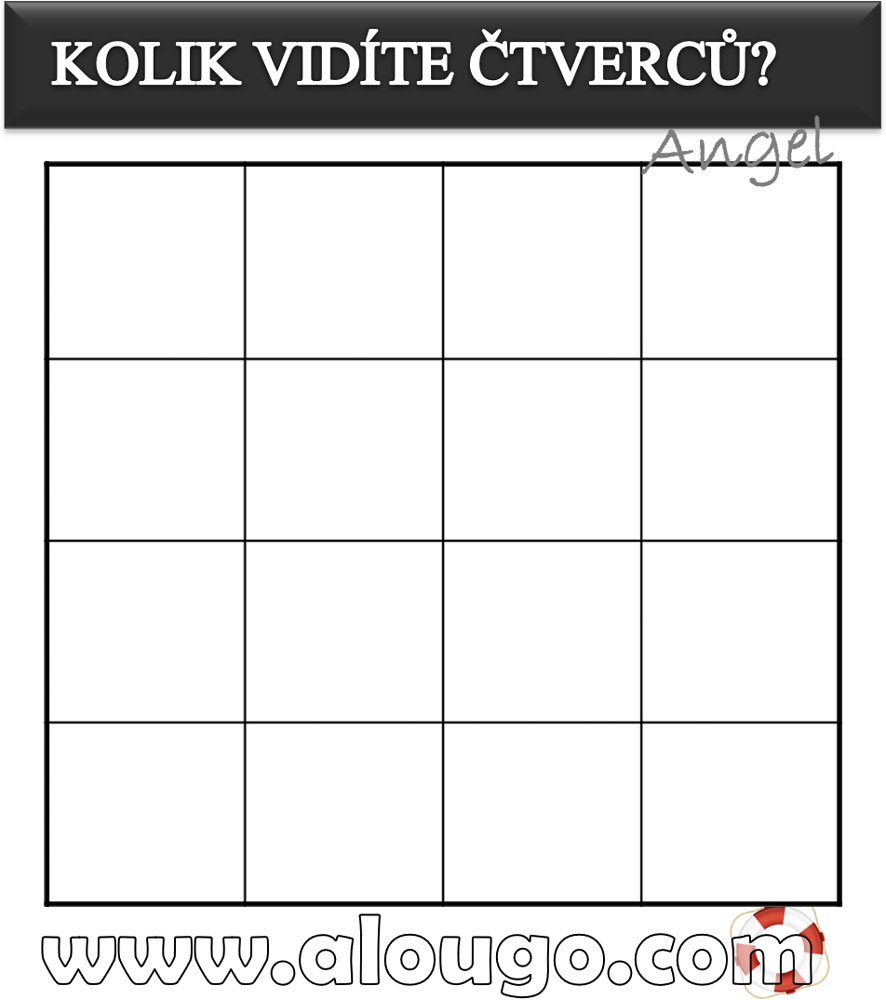 Kolik vidíš čtverců?